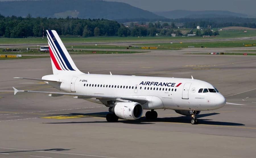 Avion Air France sur la ligne directe Paris Antananarivo